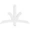 Ekena Millwork Davenport Architectural Grade PVC Gable Bracket, 48"W x 32"H x 2"D x 4"F, 16/12 Pitch GBP048X32X0204DAV00 - alternate 3